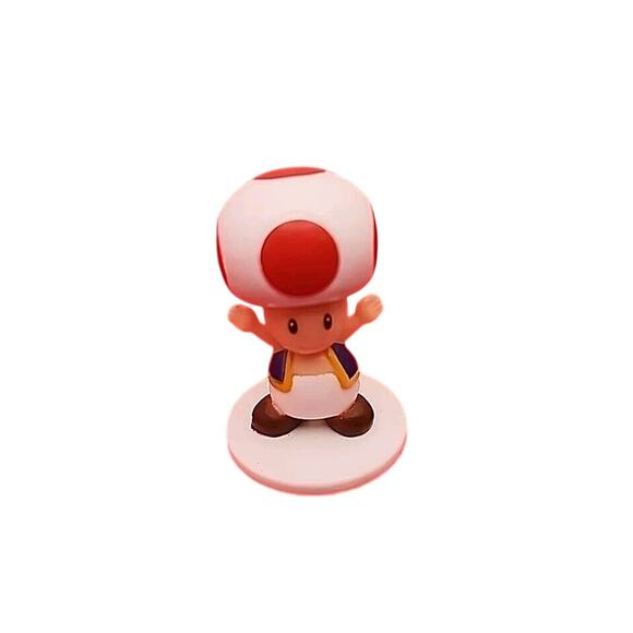 Toad Super Mario Bros Mascot Mini Figure Nintendo Japan E659 EUC - Picture 1 of 6